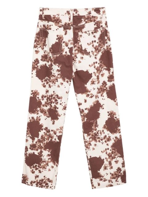 Reformation 90s mid-rise straight jeans - Brown