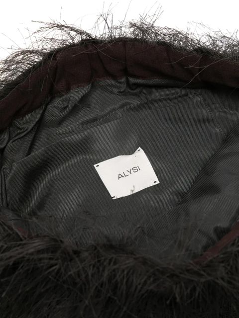 Alysi fringed shoulder bag - Brown