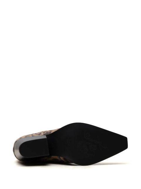 Free People leopard-print cowboy boots - Neutrals