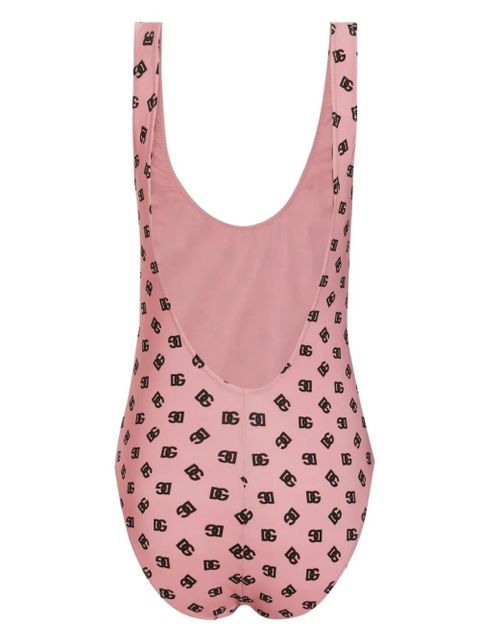 Dolce & Gabbana DNA logo-print swimsuit - Pink - zdjęcie produktu nr 2