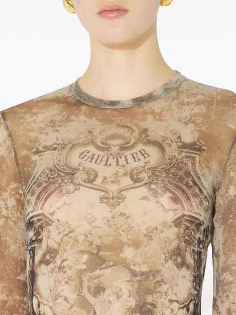 Jean Paul Gaultier mesh top - Neutrals