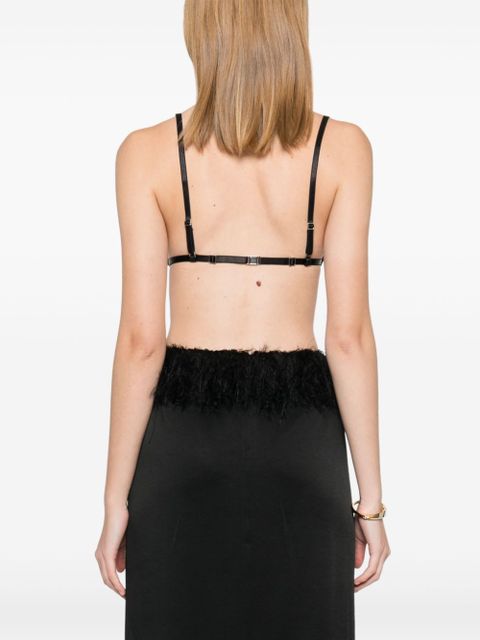 TOTEME satin bralette - Black