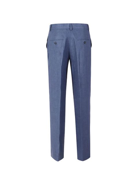 Weekend Max Mara Malizia linen trousers - Blue - zdjęcie produktu nr 2