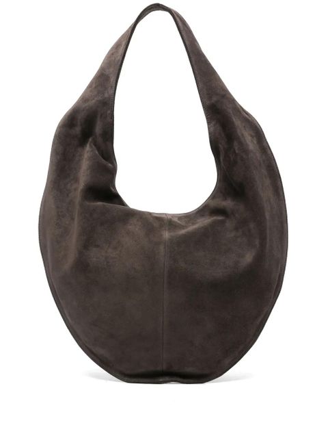Maeden large suede crescent shoulder bag - Brown - zdjęcie produktu nr 1