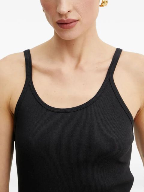 PINKO ribbed tank top - Black