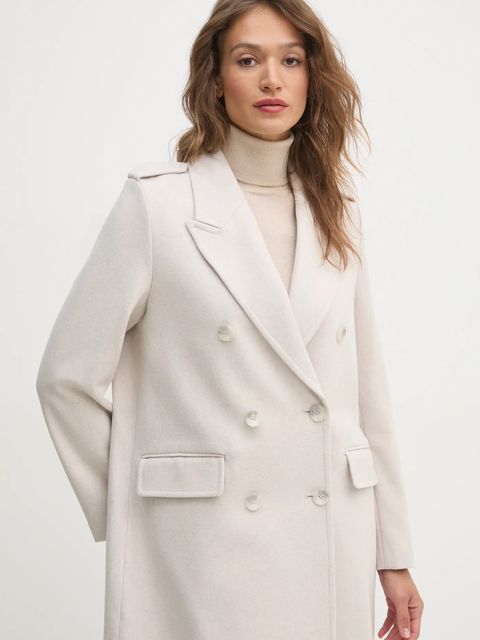 Sisley płaszcz wełniany