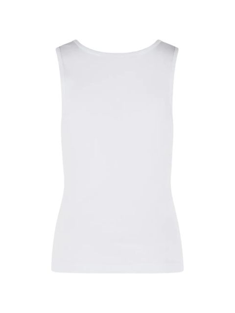 Dolce & Gabbana ribbed logo tank top - White - zdjęcie produktu nr 2