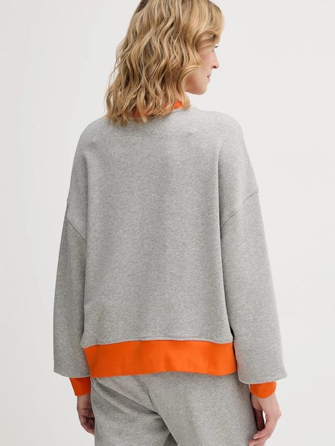 United Colors of Benetton bluza bawełniana dziecięca x Stranger Things damska kolor szary wzorzysta 33NVD10BB