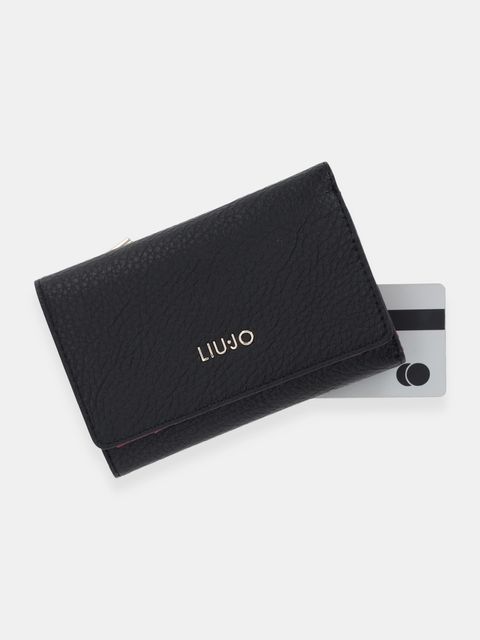 Liu Jo portfel damski kolor czarny AA6172 E1109
