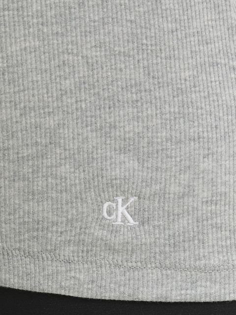 Calvin Klein Underwear top bawełniany 3-pack kolor niebieski LV00QS7493