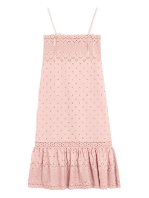 Valentino Garavani ruffled midi dress - Pink - zdjęcie produktu nr 1