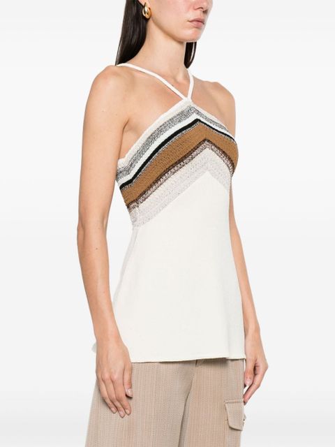 Proenza Schouler Bella halterneck top - White - zdjęcie produktu nr 2