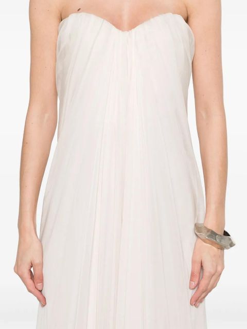 Alexander McQueen draped maxi dress - Pink