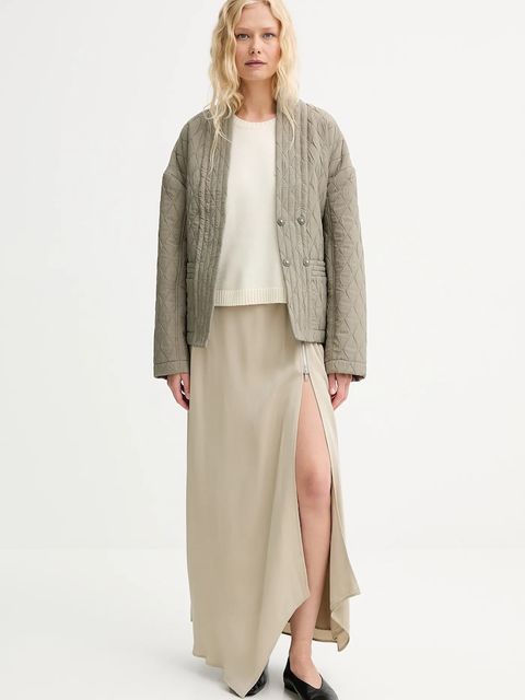 MUNTHE sweter wełniany PANTAS damski kolor beżowy 252160425270 - zdjęcie produktu nr 2