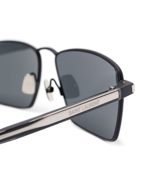 Saint Laurent Eyewear rectangle-frame sunglasses - Black