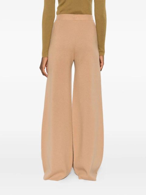 Max Mara knitted ribbed-waist trousers - Brown