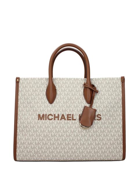 Michael Kors monogram-print logo-lettering tote bag - Neutrals - zdjęcie produktu nr 1