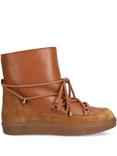ALOHAS leather rope-laced snow boots - Brown - zdjęcie produktu nr 1