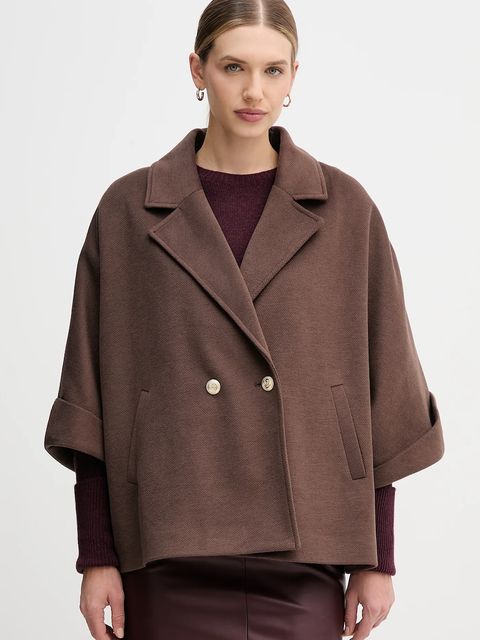 Gaudi płaszcz kolor fioletowy 521FD35015 - zdjęcie produktu nr 1