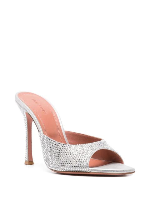 Amina Muaddi 105mm Alexa sandals - Silver - zdjęcie produktu nr 2
