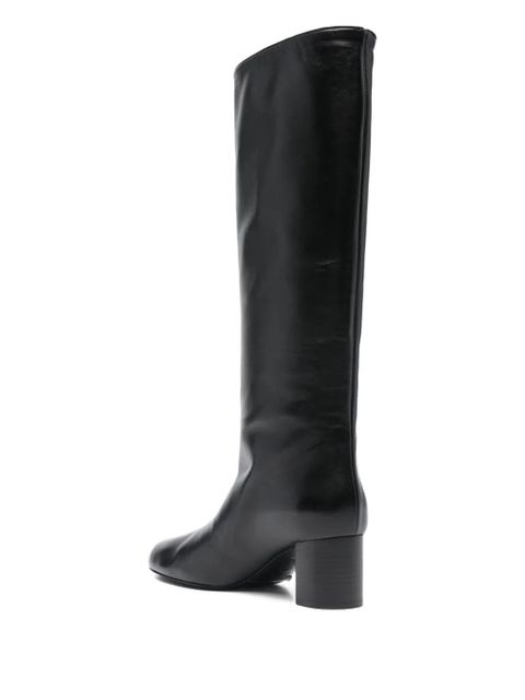 TOTEME Downtown nappa knee-high boots - Black - zdjęcie produktu nr 2