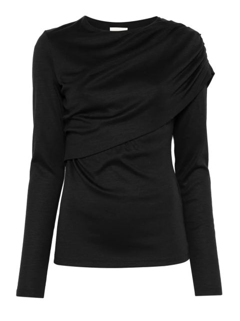 ISABEL MARANT Asna long-sleeve top - Black - zdjęcie produktu nr 1