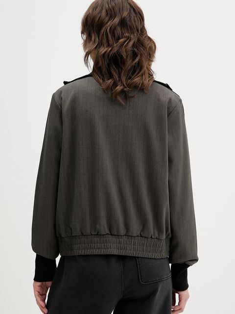 adidas Originals bluza Tailored Tt damska kolor szary wzorzysta JY3523