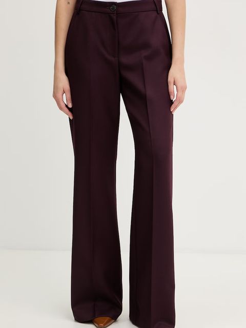 Max&Co. spodnie damskie z dodatkiem wełny MCOESTROSO - zdjęcie produktu nr 1