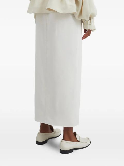 The Frankie Shop slit maxi skirt - White