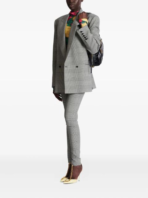 Balmain Prince of Wales-check button blazer - Grey - zdjęcie produktu nr 2