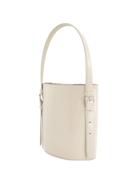 Coperni cylindrical ergonomic bucket bag - Neutrals