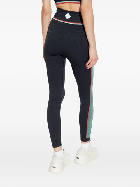 Casablanca panelled leggings - Black