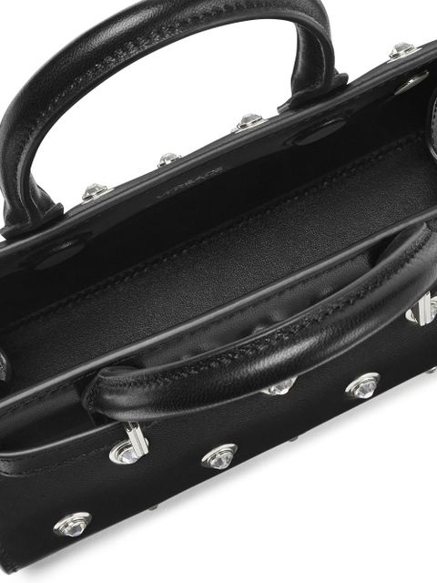 Versace mini Crystal Medusa '95 tote bag - Black