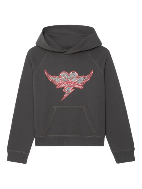Zadig&Voltaire Georgy heart wings hoodie - Grey - zdjęcie produktu nr 1