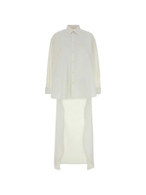 Balenciaga train-detail poplin shirt - Neutrals - zdjęcie produktu nr 1