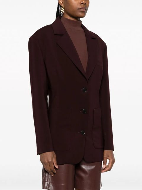 Lanvin single-breasted blazer - Red