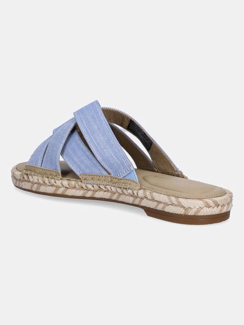 Tommy Hilfiger klapki CHAMBRAY ESPADRILLE MULE