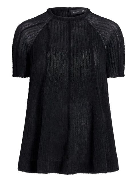 Proenza Schouler Tavia knited top - Black - zdjęcie produktu nr 1