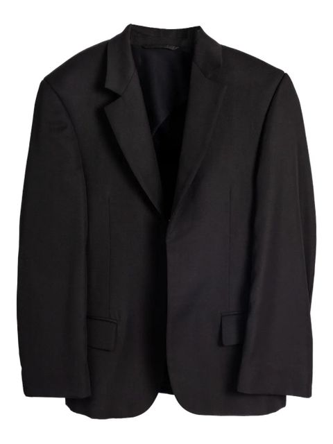 Balenciaga padded-shoulder blazer - Black - zdjęcie produktu nr 1
