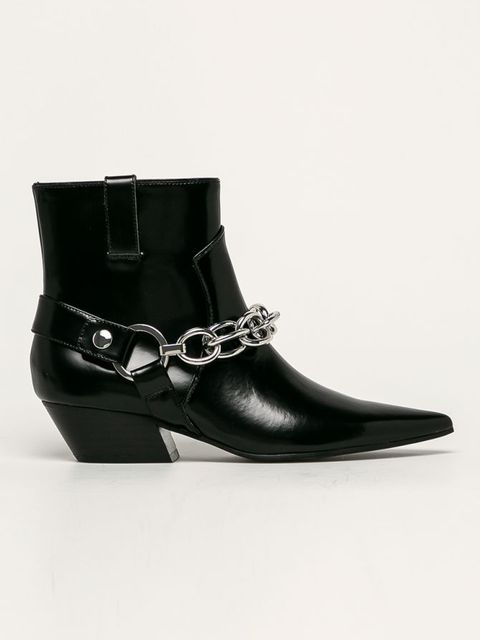 Calvin Klein - Kowbojki skórzane