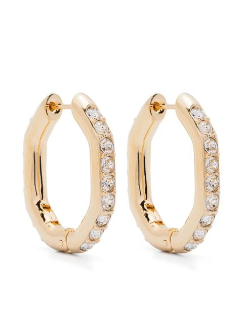 Swarovski Dextera hoop earrings - Gold - zdjęcie produktu nr 1
