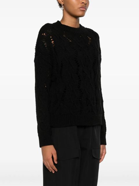 OUR LEGACY cable-knit sweater - Black