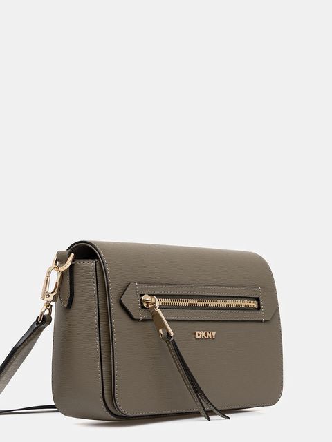 Dkny torebka skórzana kolor zielony R42E3E21 - zdjęcie produktu nr 2