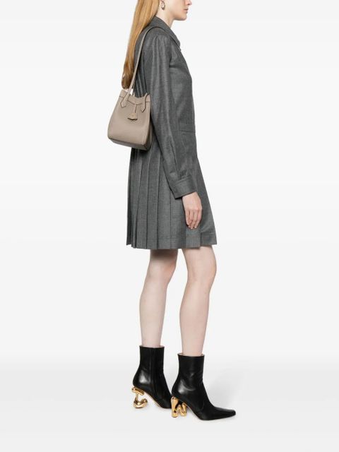FENDI mini Origami leather shoulder bag - Brown - zdjęcie produktu nr 2