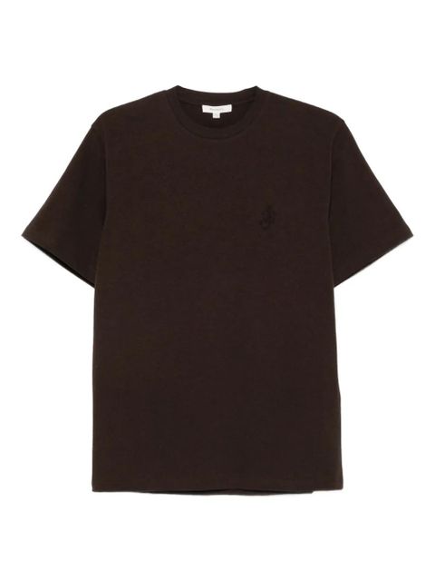 JW Anderson embroidered cottonT-shirt - Brown - zdjęcie produktu nr 1