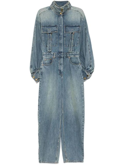 ZIMMERMANN illustration denim jumpsuit - Blue - zdjęcie produktu nr 1