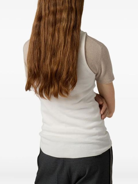 Miu Miu logo tank tank top - White