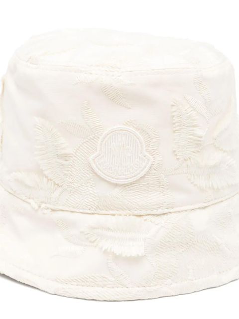 Moncler embroidered bucket hat - Neutrals - zdjęcie produktu nr 2