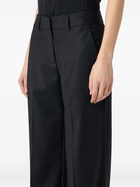 Blumarine twill trousers - Black
