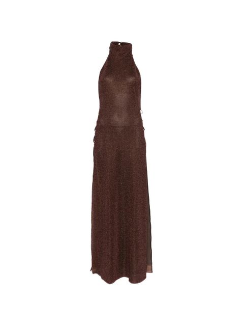 Oséree ring turtleneck maxi dress - Brown - zdjęcie produktu nr 1